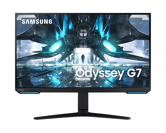 Samsung 28'' Gaming Monitor G70A Ultra HD 144Hz HDMI 2.1 Odyssey LS28AG700NUXXU (Renewed)