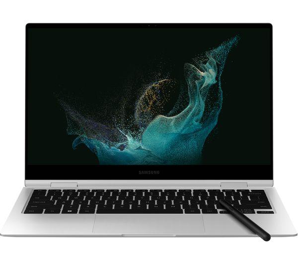 Samsung Galaxy Book2 Pro 360 13.3'' i5 256 GB 8GB Laptop Silver NP930QED-KB1UK (Renewed)