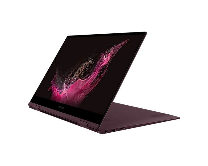 Samsung NP930QED-KH1UK Galaxy Book2 Pro 360 13.3'' i7 512GB 16GB Laptop Burgundy (Renewed)