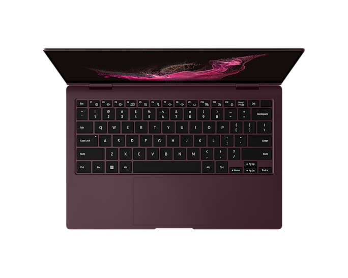 Samsung NP930QED-KH1UK Galaxy Book2 Pro 360 13.3'' i7 512GB 16GB Laptop Burgundy (Renewed)