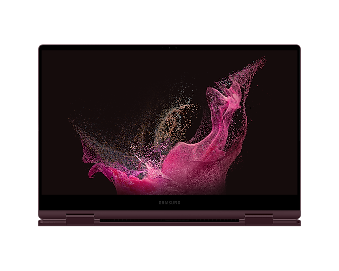 Samsung NP930QED-KH1UK Galaxy Book2 Pro 360 13.3'' i7 512GB 16GB Laptop Burgundy (Renewed)