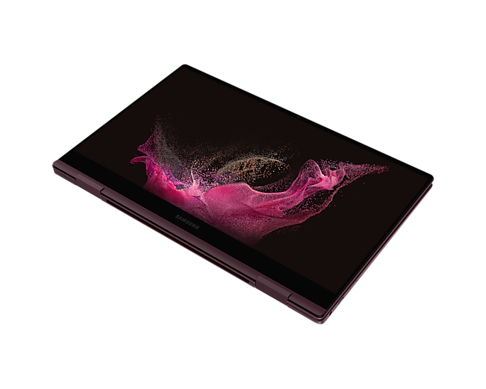 Samsung NP930QED-KH1UK Galaxy Book2 Pro 360 13.3'' i7 512GB 16GB Laptop Burgundy (Renewed)