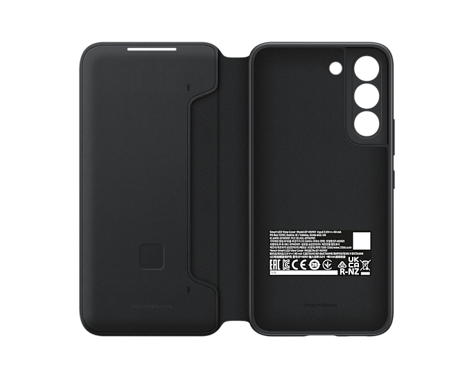 Samsung EF-NS901PBEGEW Galaxy S22 Smart LED View Mobile Phone Cover Black (Renewed)
