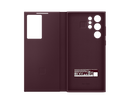 Samsung EF-ZS908CEEGEW Galaxy S22 Ultra Smart Clear View Cover Burgundy (Renewed)