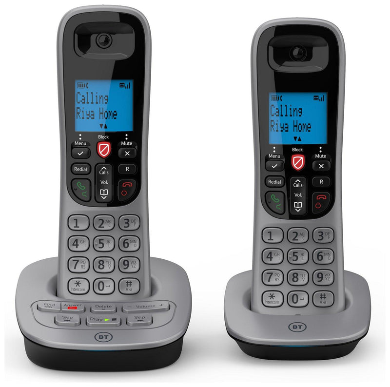 BT 7660 Twin Digital Cordless Phone With Call Blocking & Answering Machine (Renewed)