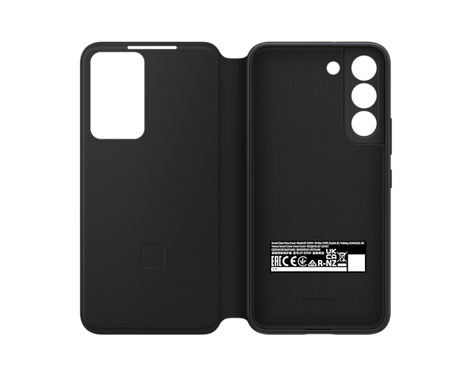Samsung EF-ZS901CBEGEW Galaxy S22 Smart Clear View Cover Black (Renewed)