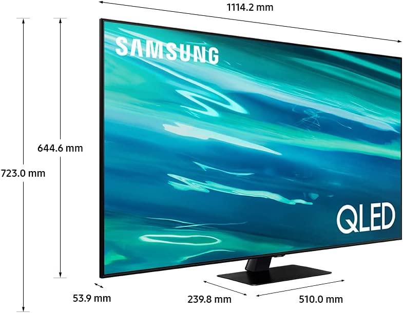 Samsung QE50Q80AATXXU 50'' Smart 4K UHD HDR QLED TV Bixby Alexa Google Assistant (New)