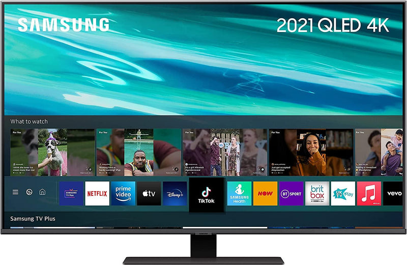 Samsung QE50Q80AATXXU 50'' Smart 4K UHD HDR QLED TV Bixby Alexa Google Assistant (New)