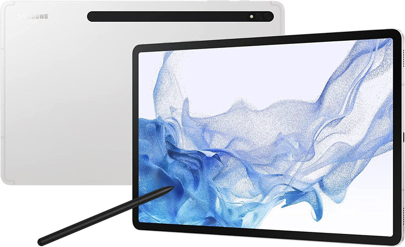 Samsung Galaxy Tab S8+ 12.4'' 128GB 8GB Wi-Fi Tablet Silver SM-X800NZSAEUB (New / Open Box)