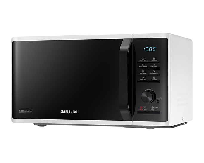 Samsung Solo Microwave Oven With Health Steam 23L 800W MS23K3555EW/EU (New)
