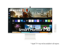 Samsung 32'' Smart Monitor M80B UHD With Speakers & Remote White LS32BM801UUXXU (Renewed)