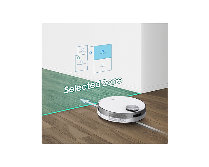 Samsung Robot Vacuum Cleaner Jet Bot LiDAR Sensor Wi-Fi VR30T80313W/EU (New / Open Box)