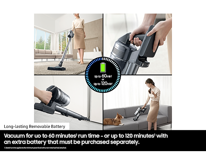 Samsung Stick Vacuum Cleaner Jet 90 Pro Cordless 60min Run Time VS20R9049T3/EU (New / Open Box)