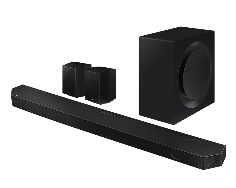 Samsung 11.1.4 Soundbar With Subwoofer Rear Speakers Alexa Built-In HW-Q990B/XU (Renewed)