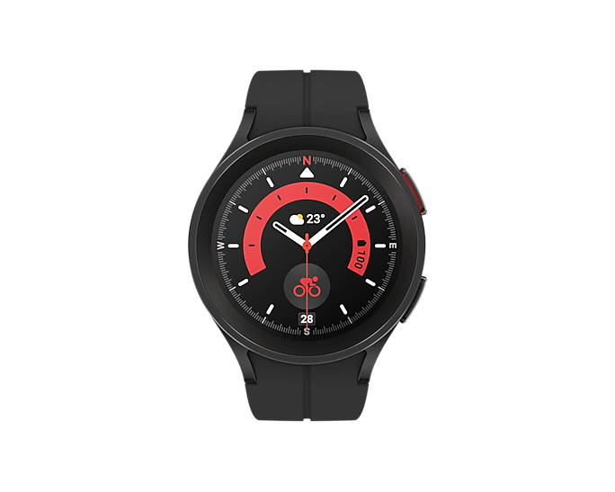 Samsung Galaxy Watch5 Pro 4G LTE NFC Titanium 45mm Black Titanium SM-R925FZKAEUA (New / Open Box)