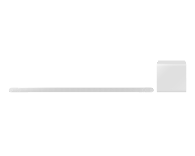 Samsung HW-S801B/XU 3.1.2 Ultra Slim Soundbar With Subwoofer Dolby Atmos White (Renewed)