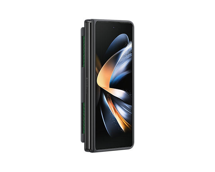 Samsung EF-GF936TBEGWW Silicone Grip Phone Cover For Galaxy Z Fold4 Black (Renewed)