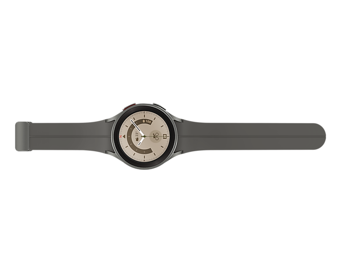 Samsung Galaxy Watch5 Pro 4G LTE NFC Titanium 45mm Grey Titanium SM-R925FZTAEUA (Renewed)