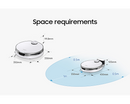Samsung Robot Vacuum Cleaner Jet Bot LiDAR Sensor Wi-Fi VR30T80313W/EU (Renewed)