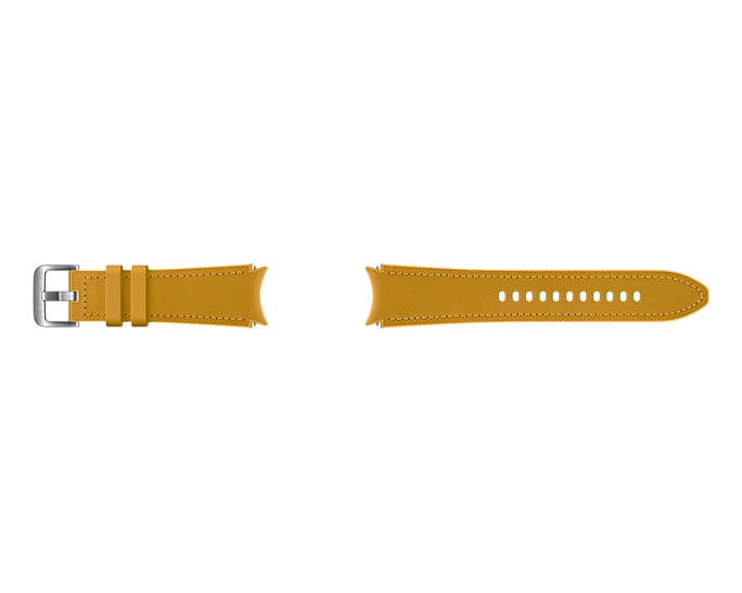 Samsung ET-SHR89LYEGEU Galaxy Watch 4/Watch 4 Classic Hybrid Leather Strap M/L (Renewed)