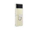 Samsung EF-QF711CTEGWW Galaxy Z Flip3 5G Clear Cover With Ring Transparent (Renewed)