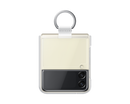 Samsung EF-QF711CTEGWW Galaxy Z Flip3 5G Clear Cover With Ring Transparent (Renewed)