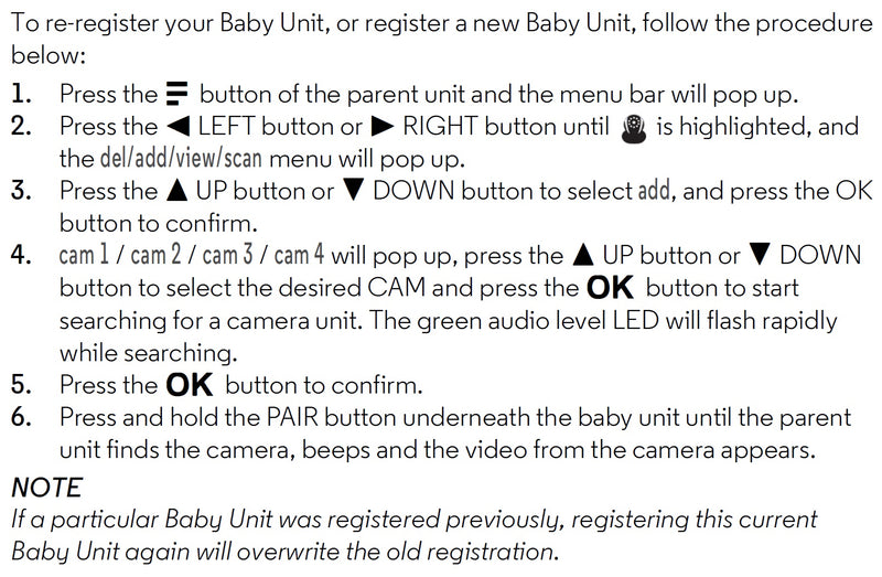 Motorola Video Baby Monitor MBP36S Additional Camera (Renewed)