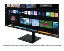 Samsung Smart Monitor 27'' Full HD With Speakers & Remote LS27BM500EUXXU Black (Renewed)