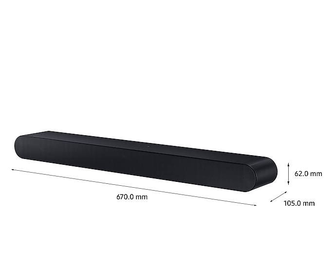 Samsung All-In-One Lifestyle Soundbar 5.0 Built-In Dolby Atmos HW-S60B/XU Alexa (Renewed)