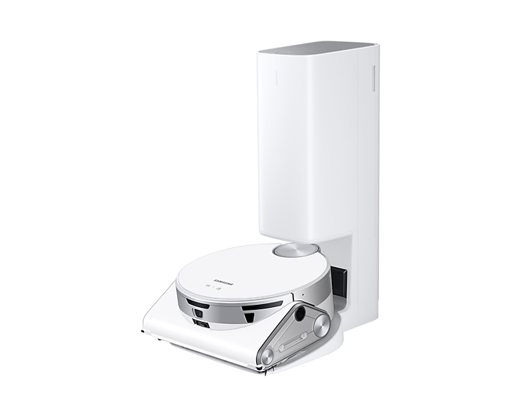 Samsung Robot Vacuum Cleaner Jet Bot AI+ Built-In Clean Station VR50T95735W/EU (Renewed)