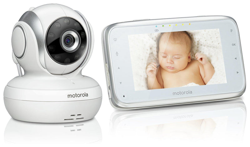 Motorola Digital Baby Monitor Video Sound Camera Colour Zoom Pan MBP38S (Renewed)