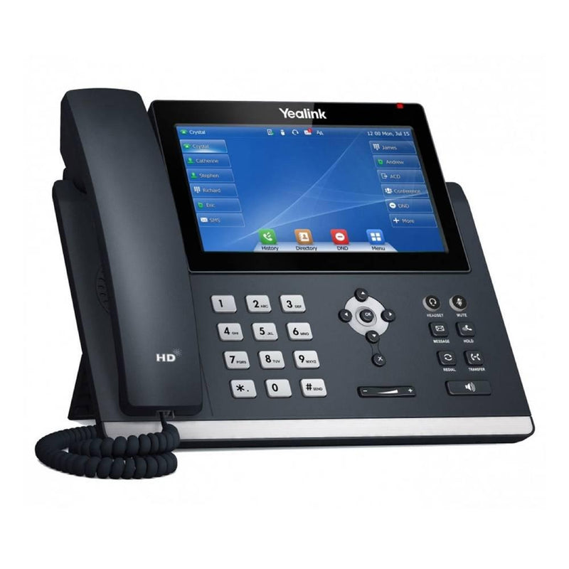 Yealink SIP-T48U Advanced IP PoE Corded Phone HD Voice 7'' Touch Screen Display (New)