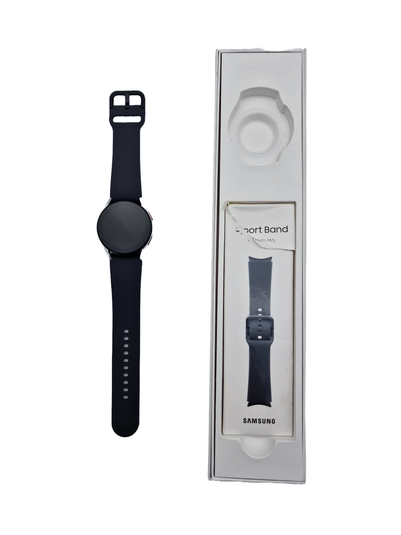 Samsung Galaxy Watch5 BT Aluminium 40mm SM-R900NZSDWEU Sport Band Graphite M/L (Renewed)