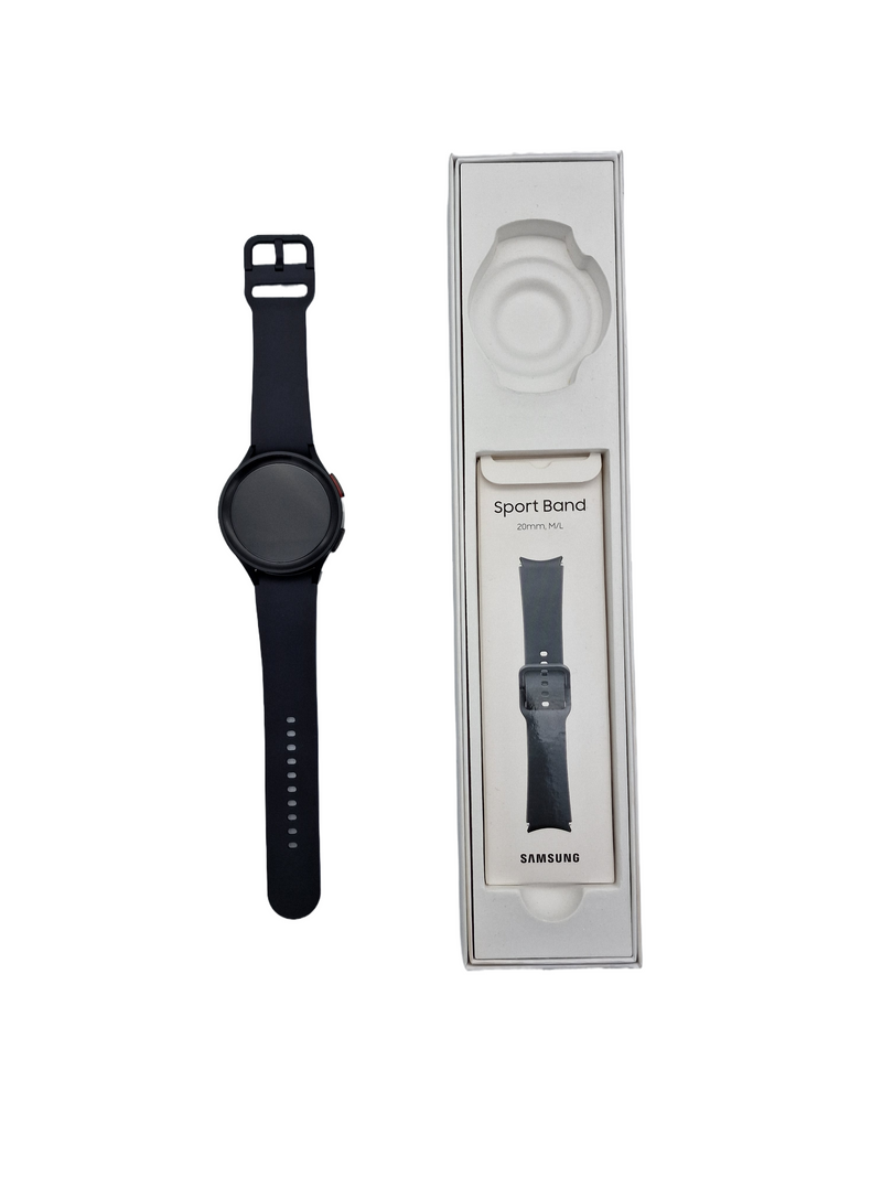 Samsung Galaxy Watch5 Pro BT 45mm Black SM-R920NZKDWEU Sport Band Graphite [M/L] (Renewed)