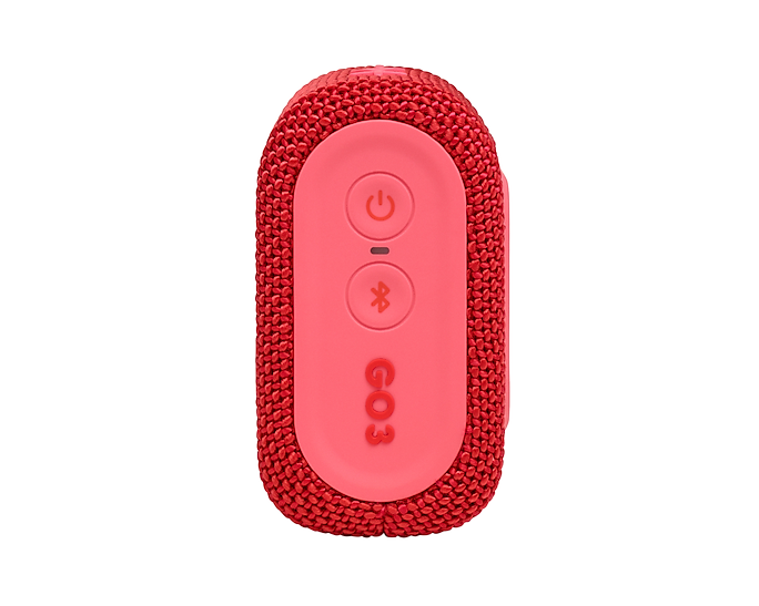 JBL Go 3 Compact Portable Waterproof Speaker USB-C Red GP-HSU020HAGRQ (New / Open Box)