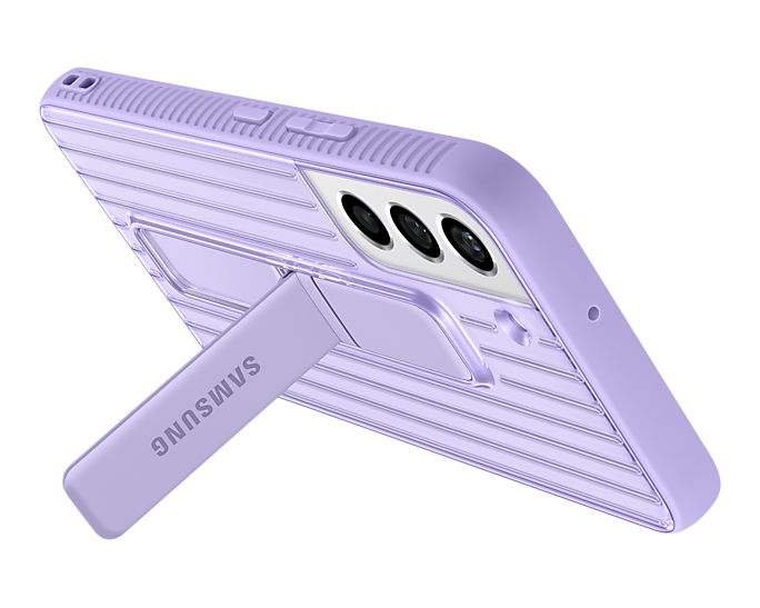 Samsung Galaxy S22 Protective Standing Phone Cover Fresh Lavender EF-RS901CVEGWW (New / Open Box)