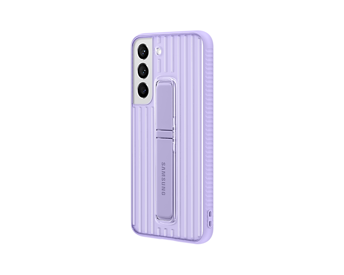 Samsung Galaxy S22 Protective Standing Phone Cover Fresh Lavender EF-RS901CVEGWW (New / Open Box)