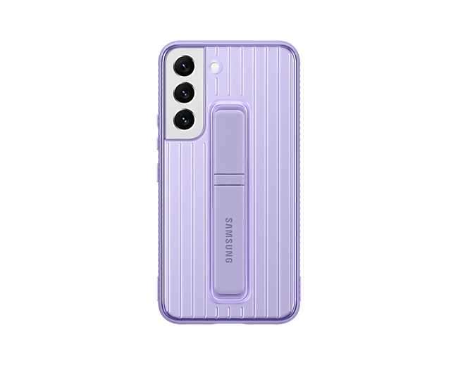 Samsung Galaxy S22 Protective Standing Phone Cover Fresh Lavender EF-RS901CVEGWW (New / Open Box)