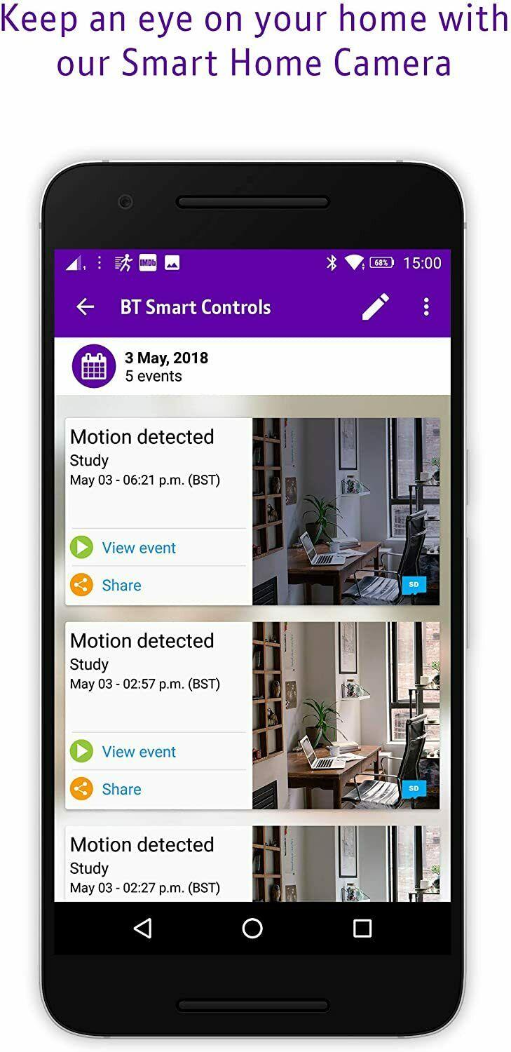 BT Smart Home Surveillance Camera - 088438 (Renewed)