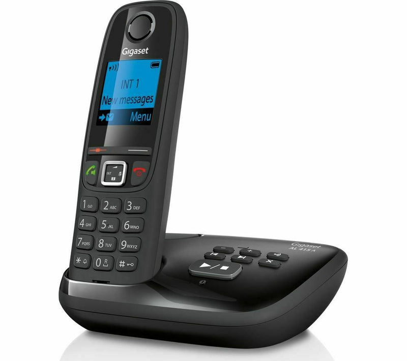 Gigaset AL415A Single Digital Cordless Home Phone Answering Machine (Renewed)