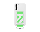 Samsung Galaxy S22+ Silicone Mobile Phone Cover With Strap White EF-GS906TWEGWW (Renewed)