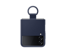 Samsung Galaxy Z Flip4 Silicone Phone Cover With Ring Navy EF-PF721TNEGWW (New / Open Box)