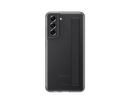 Samsung Galaxy S21 FE Clear Phone Cover With Strap Dark Grey EF-XG990CBEGWW (Renewed)