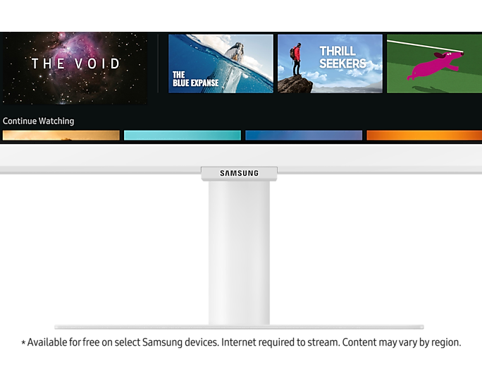 Samsung Smart Monitor With Speakers & Remote LS27BM501EUXXU Full HD White (New / Open Box)
