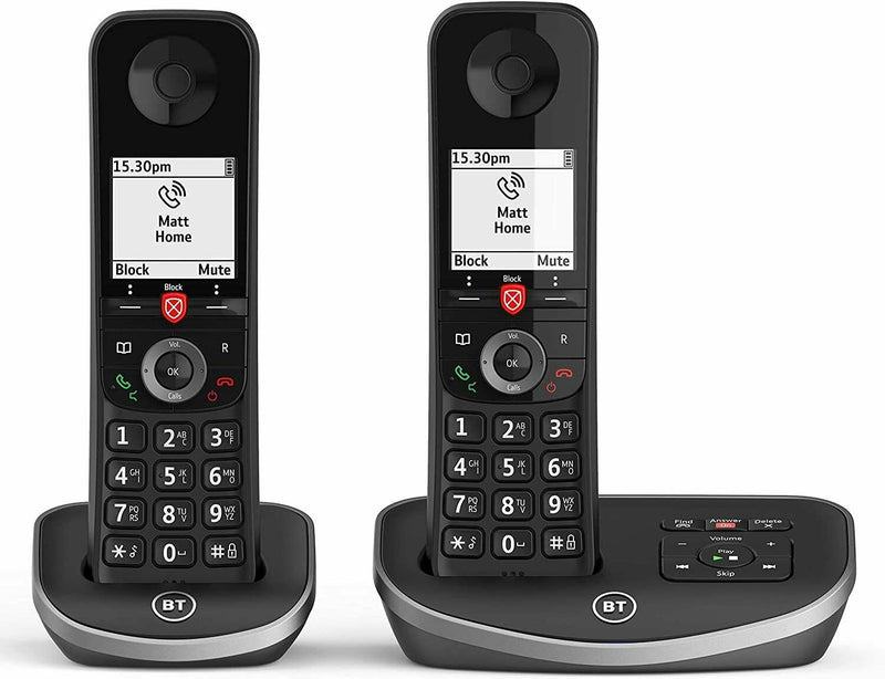 BT Advanced Twin Digital Cordless Phone Nuisance Call Blocker Answering Machine (Renewed)