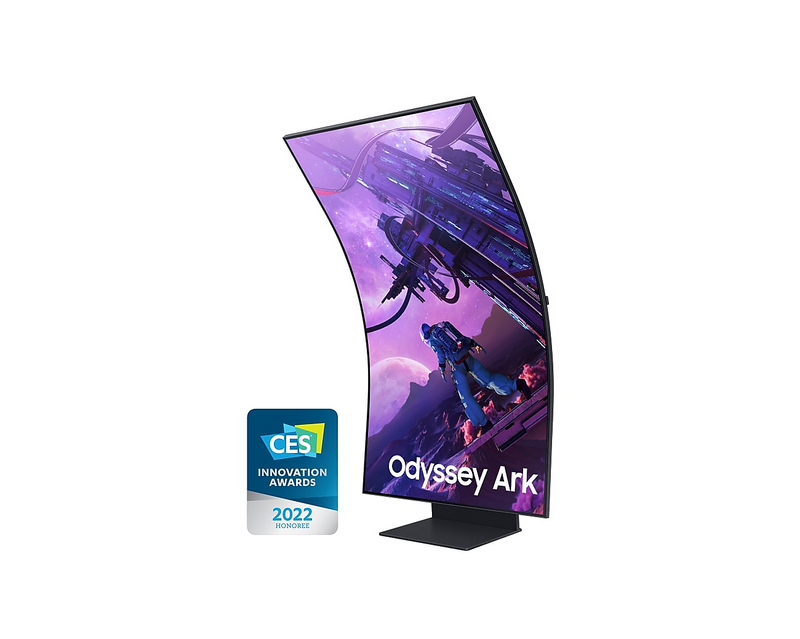 Samsung 55'' Gaming Monitor Curved Smart Odyssey Ark 1ms 165Hz LS55BG970NUXXU (Renewed)