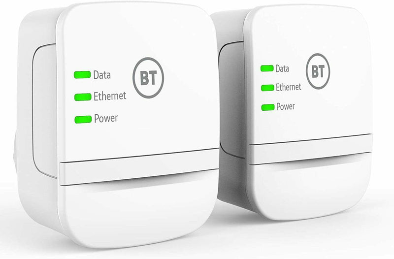 BT Broadband Extender 600 Kit With Wired AV600 Powerline (Renewed)