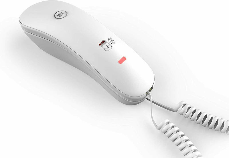 BT Duet 210 Gondola Corded Telephone In White - 061125 (Renewed)