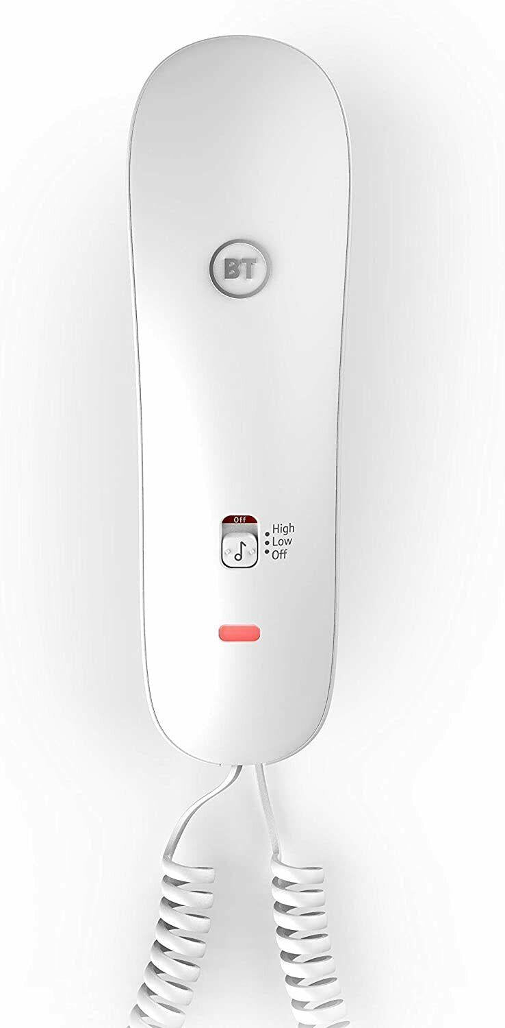 BT Duet 210 Gondola Corded Telephone In White - 061125 (Renewed)