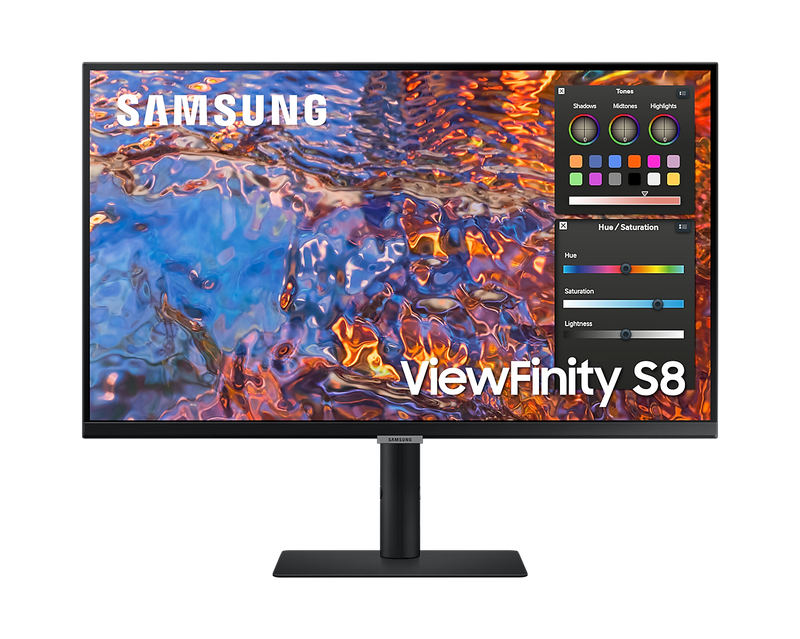 Samsung 27'' Monitor ViewFinity UHD USB-C Anti-Glare 3840x2160 LS27B800PXUXXU (Renewed)